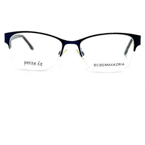 Bcbgmaxazria Eyeglasses Frames Petite Fit irina Eggplant Half Rim H20753